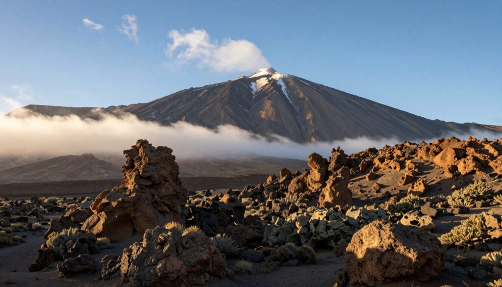 Naturliga landmärken Teide formationer