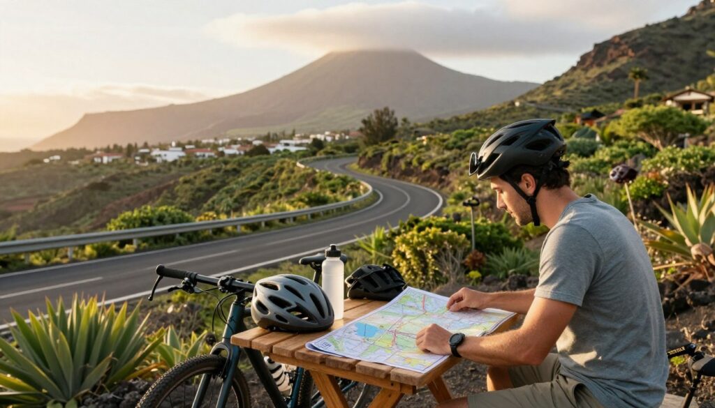 planering cykelresa teneriffa