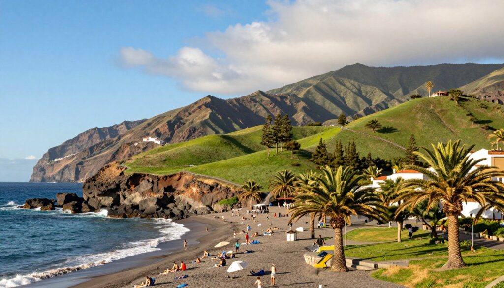 lokala väderdestinationer södra norra Teneriffa